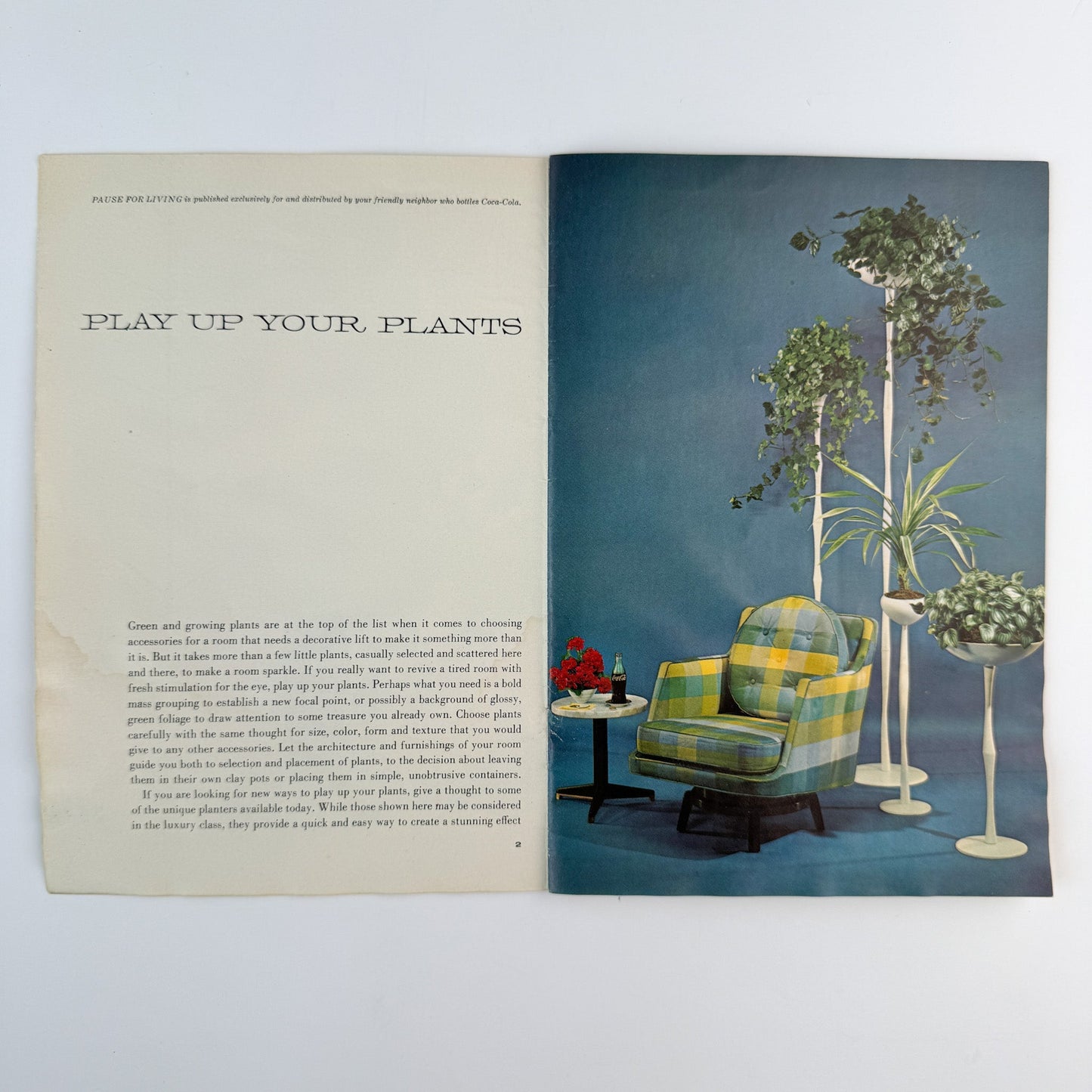 Pause for Living, Autumn 1961 Coca - Cola Booklet for Homemakers - Pretty Old Books