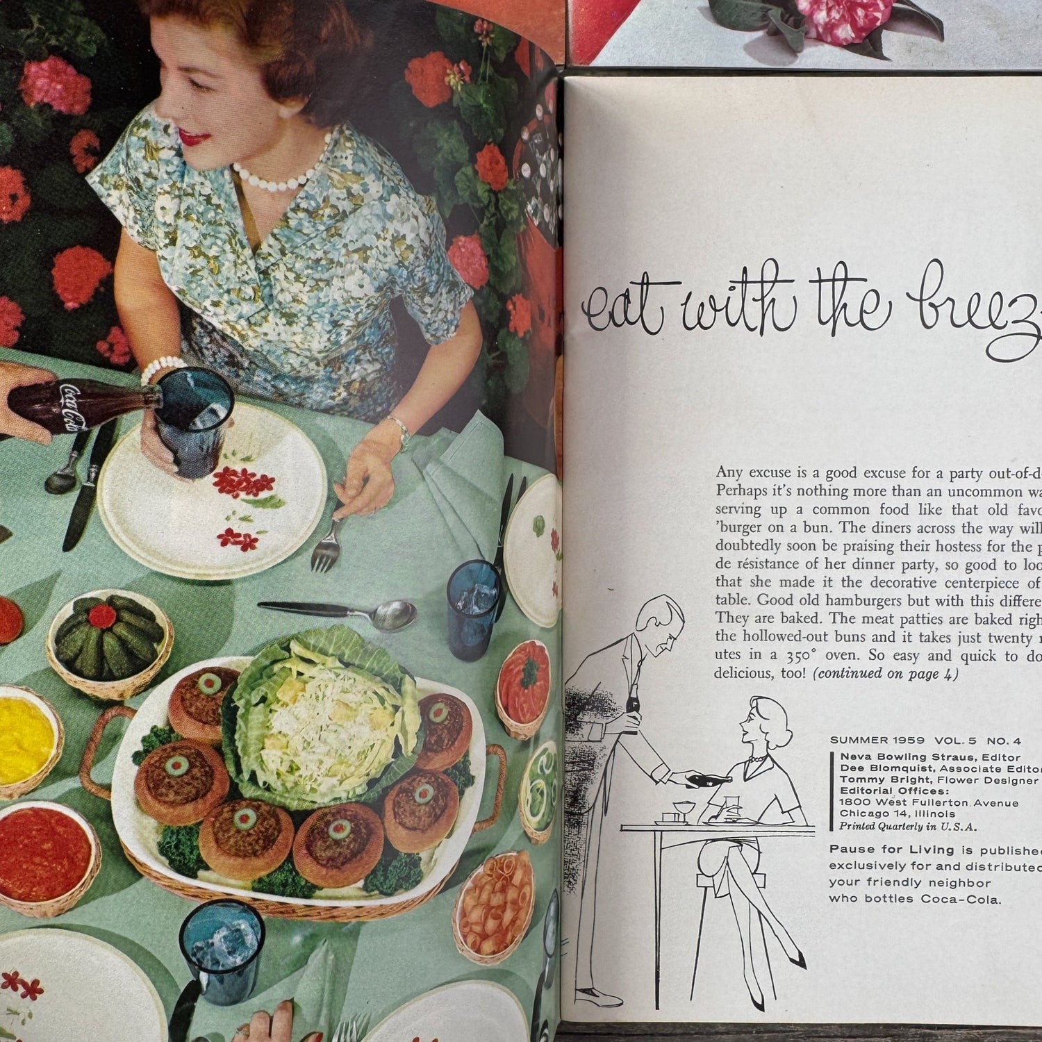 Pause for Living, Coca-Cola Booklets for Homemakers 1958-1960 - Pretty Old Books