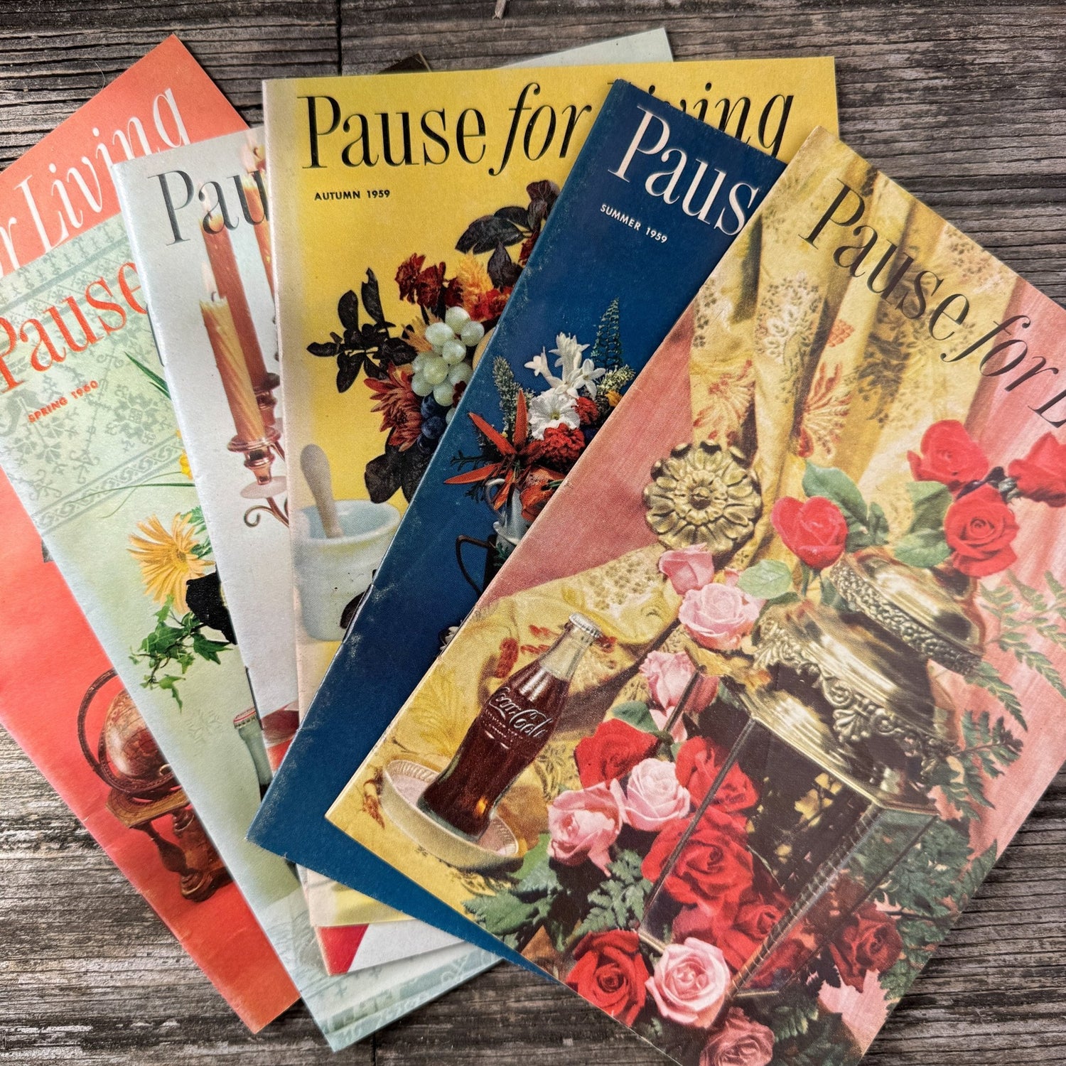 Pause for Living, Coca-Cola Booklets for Homemakers 1958-1960 - Pretty Old Books