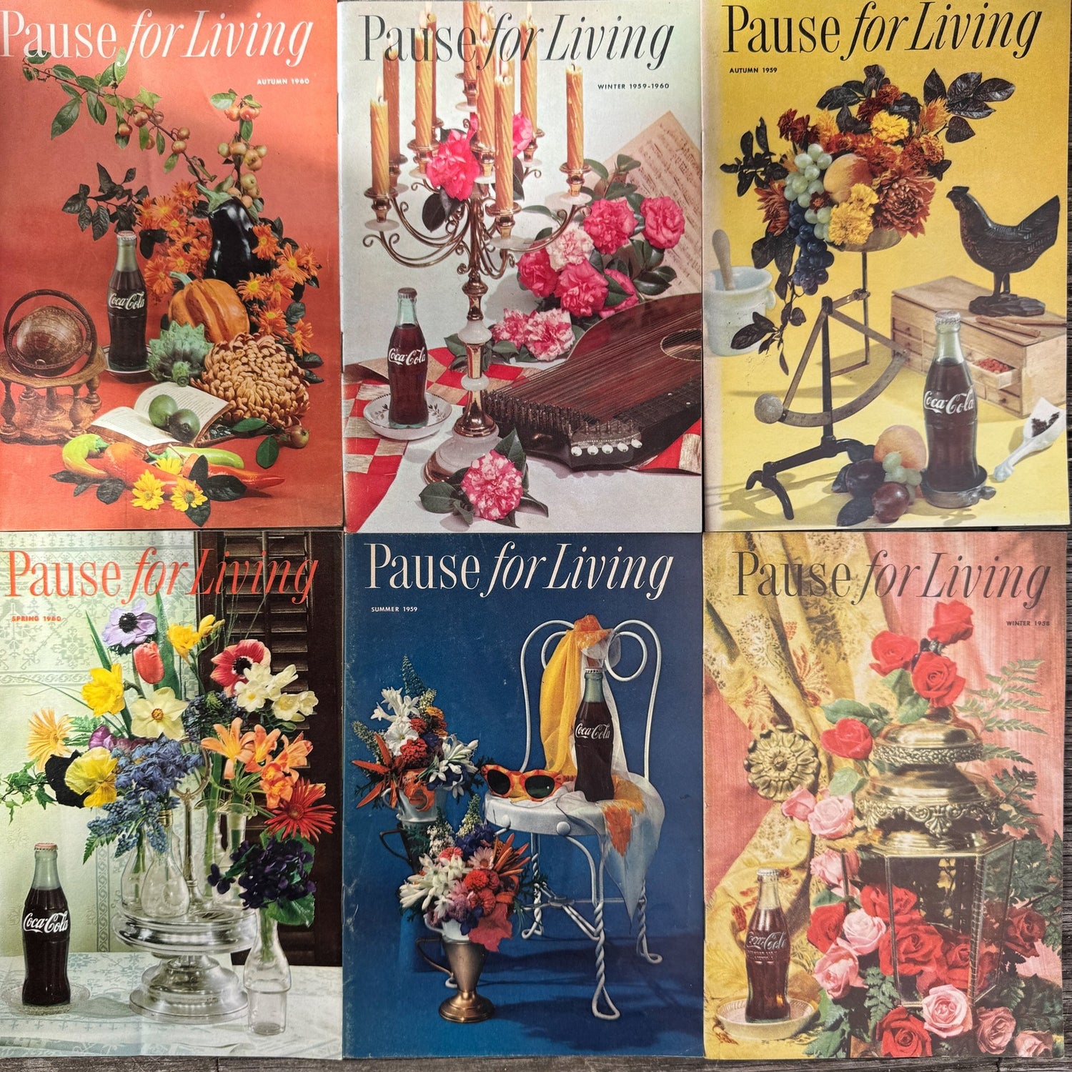 Pause for Living, Coca-Cola Booklets for Homemakers 1958-1960 - Pretty Old Books