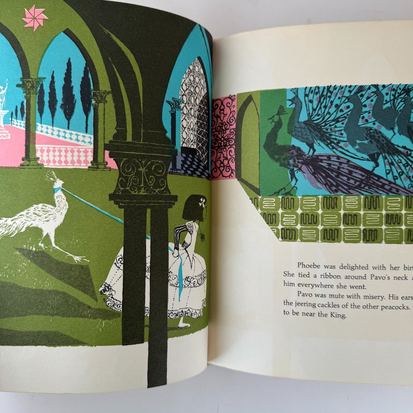 Pavo and the Princess, Evaline Ness, 1964, Children's Book - Pretty Old Books