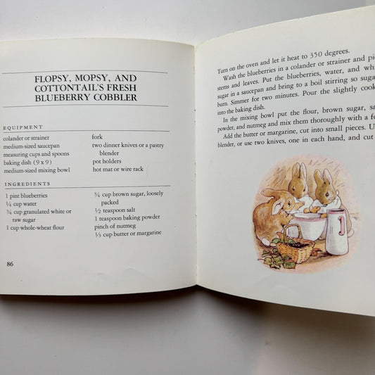 Peter Rabbit's Natural Foods Cookbook, 1977 Beatrix Potter - Pretty Old Books