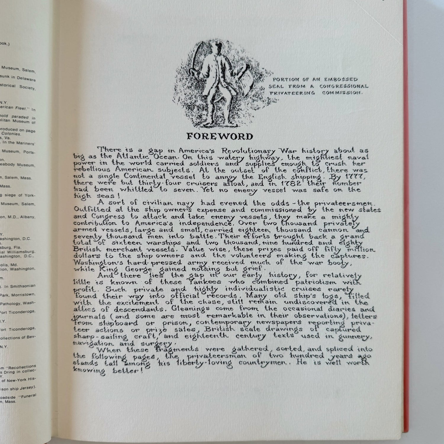 Picture Book of the Revolution's Privateers, Revolutionary Naval History, 1973, Hardcover - Pretty Old Books