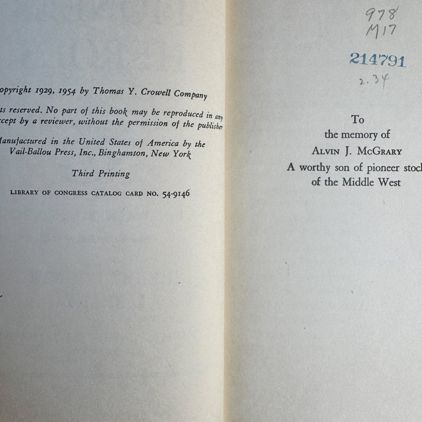 Pioneer Heroes, Juvenile Biographies, 1954 - Pretty Old Books