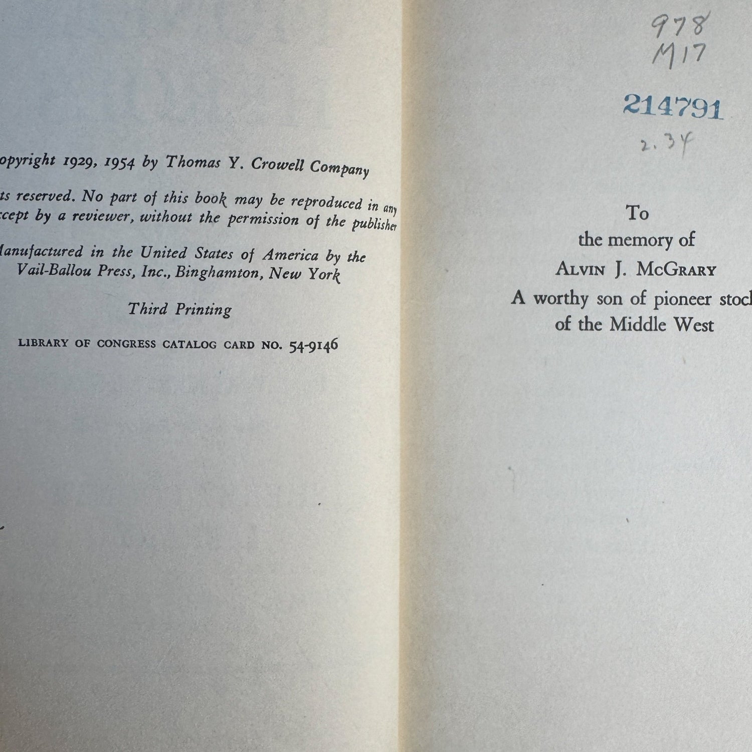 Pioneer Heroes, Juvenile Biographies, 1954 - Pretty Old Books