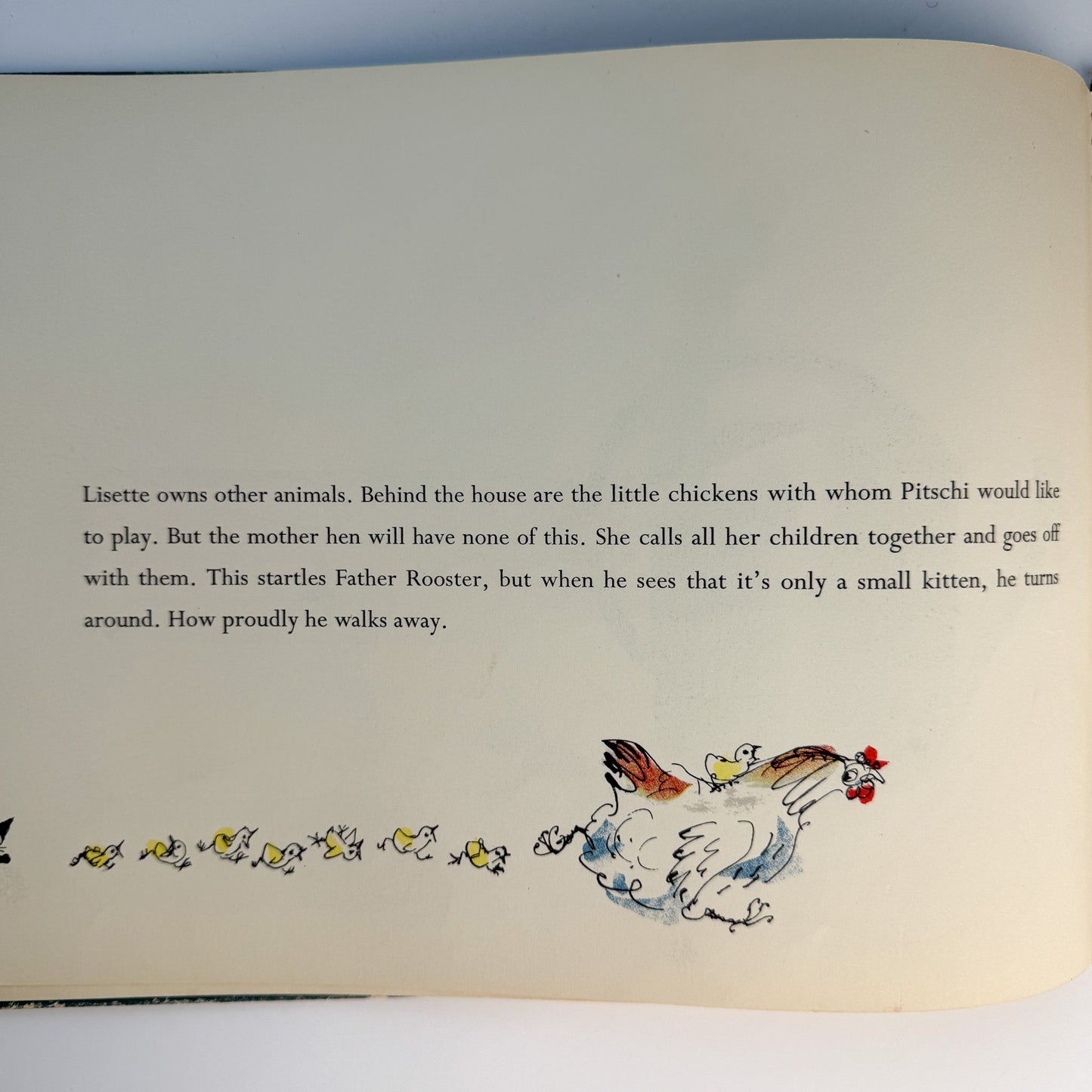 Pitschi, Hans Fischer, 1953 Hardcover Cat Story - Pretty Old Books