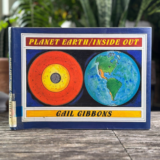 Planet Earth/Inside Out and The Moon Book, Gail Gibbons set, 1990s - Pretty Old Books