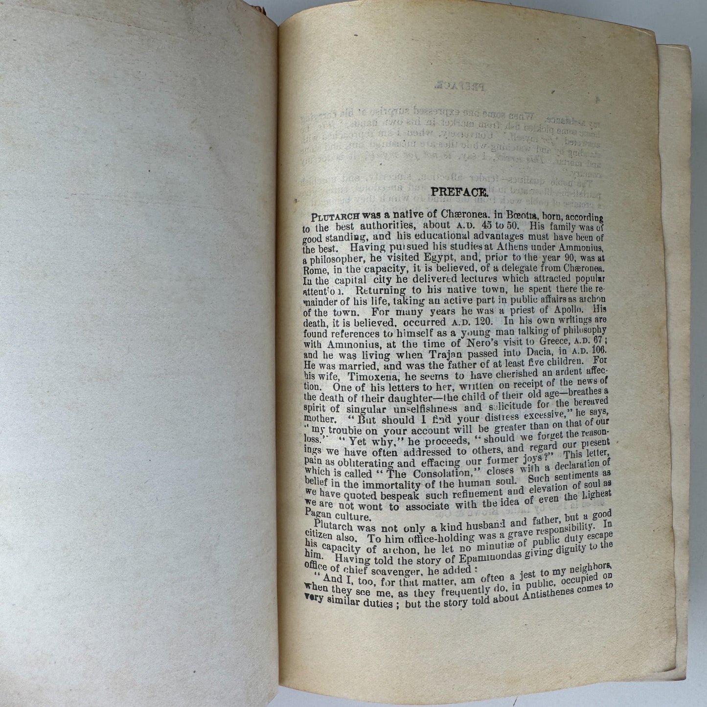 Plutarch’s Lives: Antique Half - Leather Volume, John Dryden - Pretty Old Books