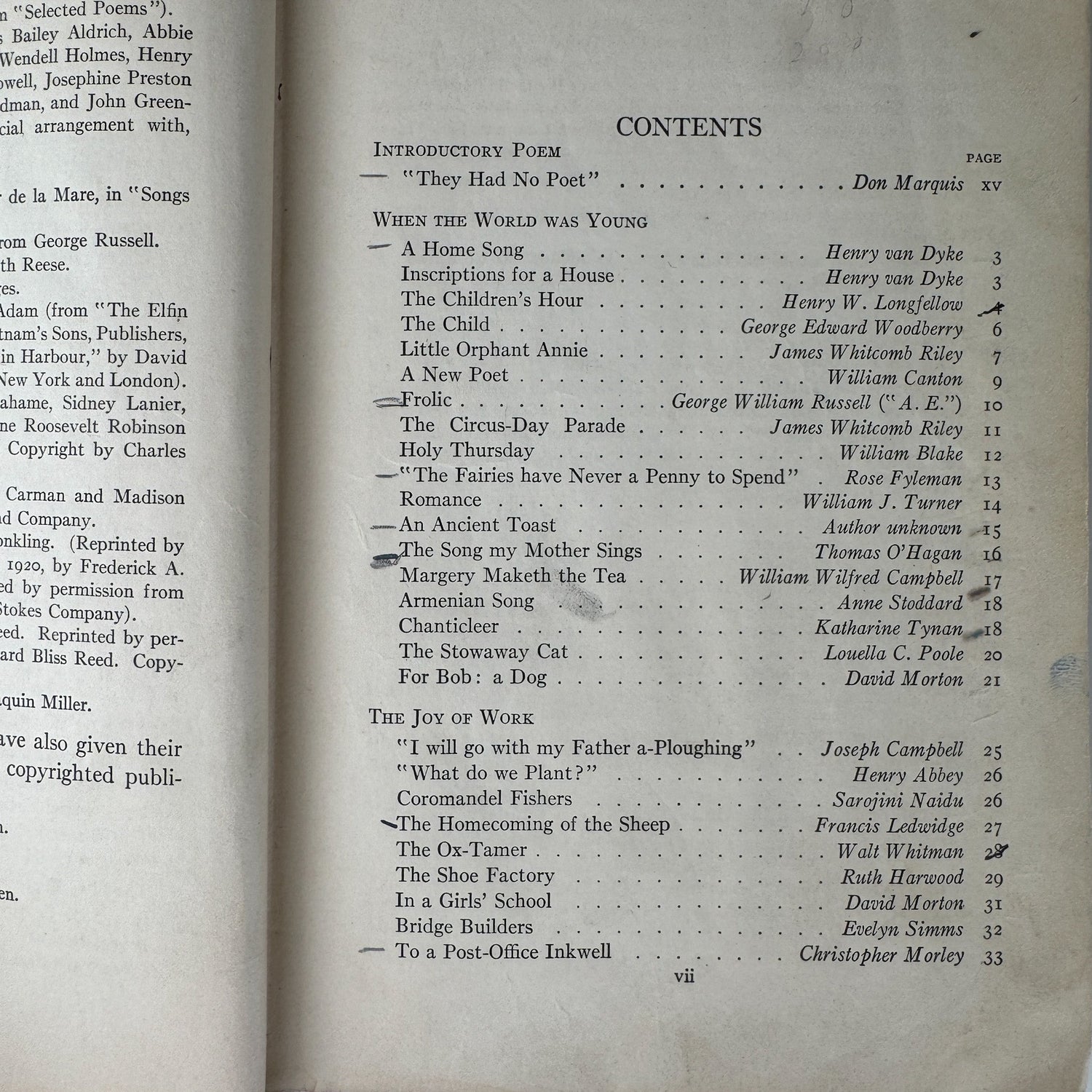 Poems of Youth, Vintage Middle School Poetry School Book, 1928 - Pretty Old Books