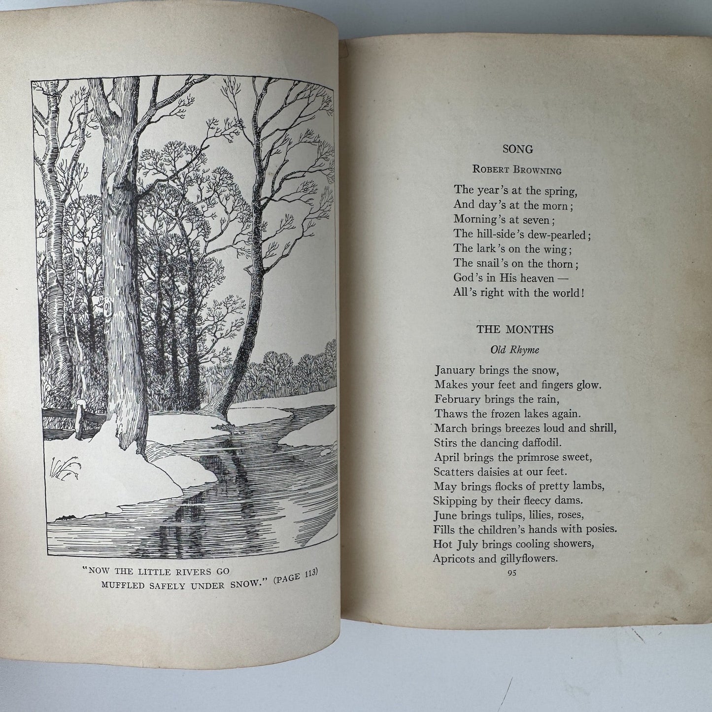 Poems of Youth, Vintage Middle School Poetry School Book, 1928 - Pretty Old Books