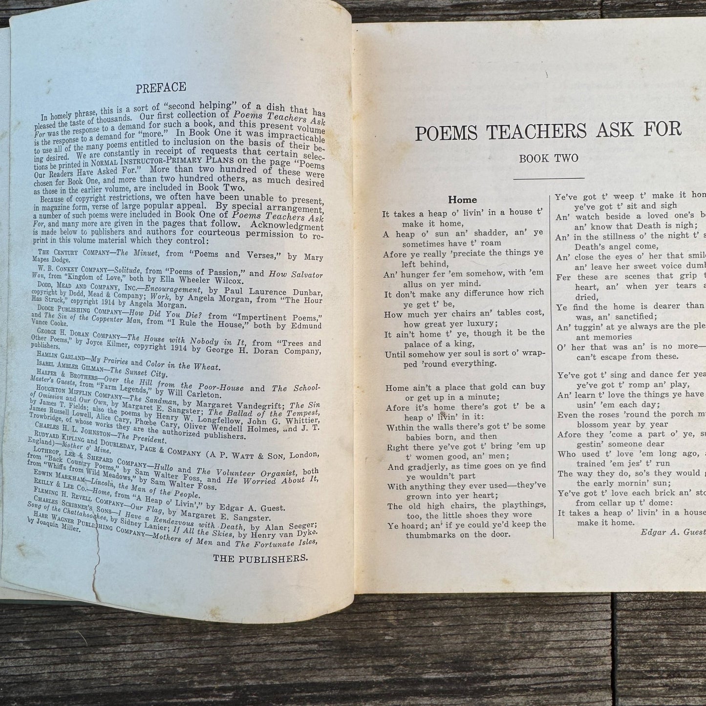 Poems Teachers Ask For, Book Two, Poetry Anthology for Schools - Pretty Old Books