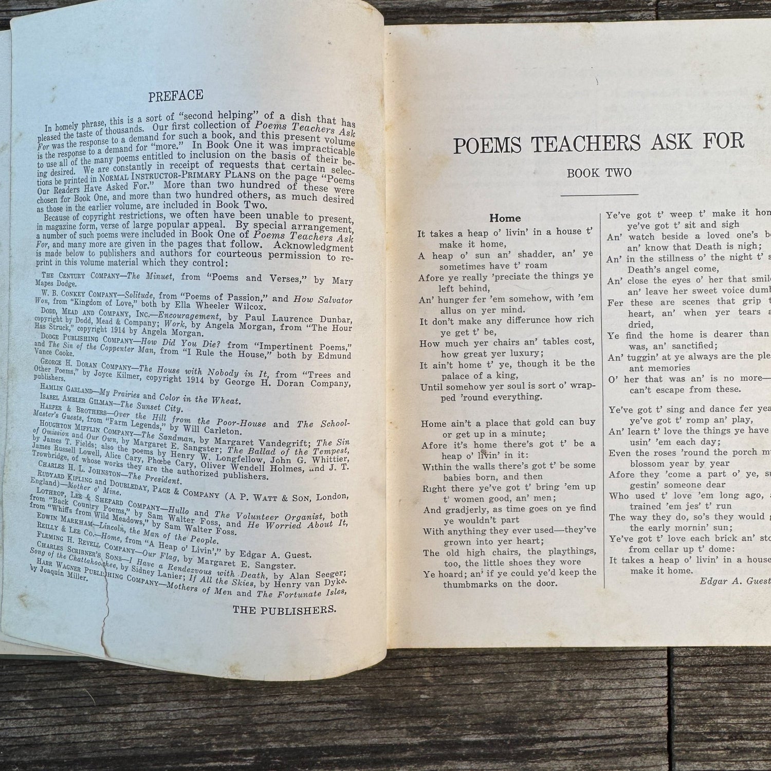 Poems Teachers Ask For, Book Two, Poetry Anthology for Schools - Pretty Old Books