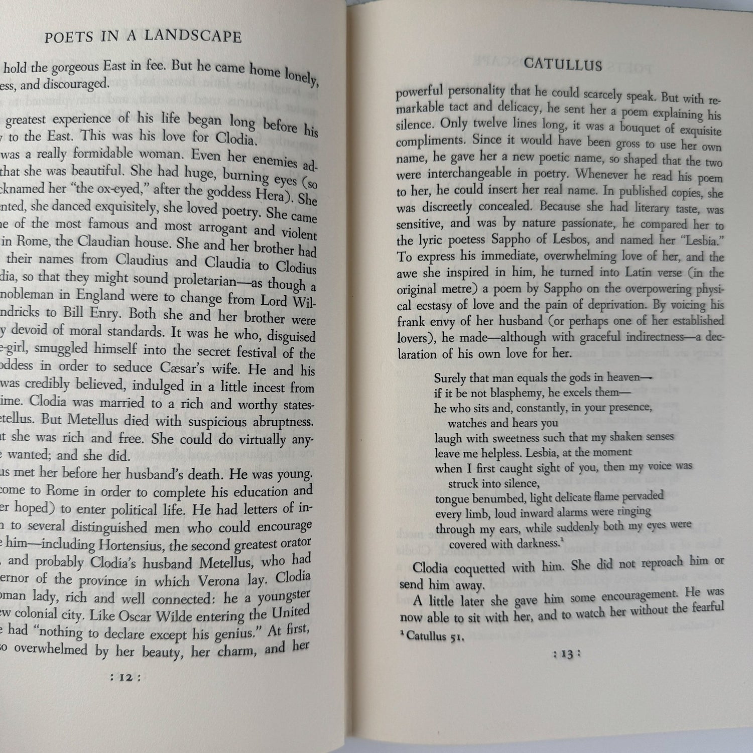 Poets in a Landscape: Latin Poets in Roman Italy, History Hardcover - Pretty Old Books