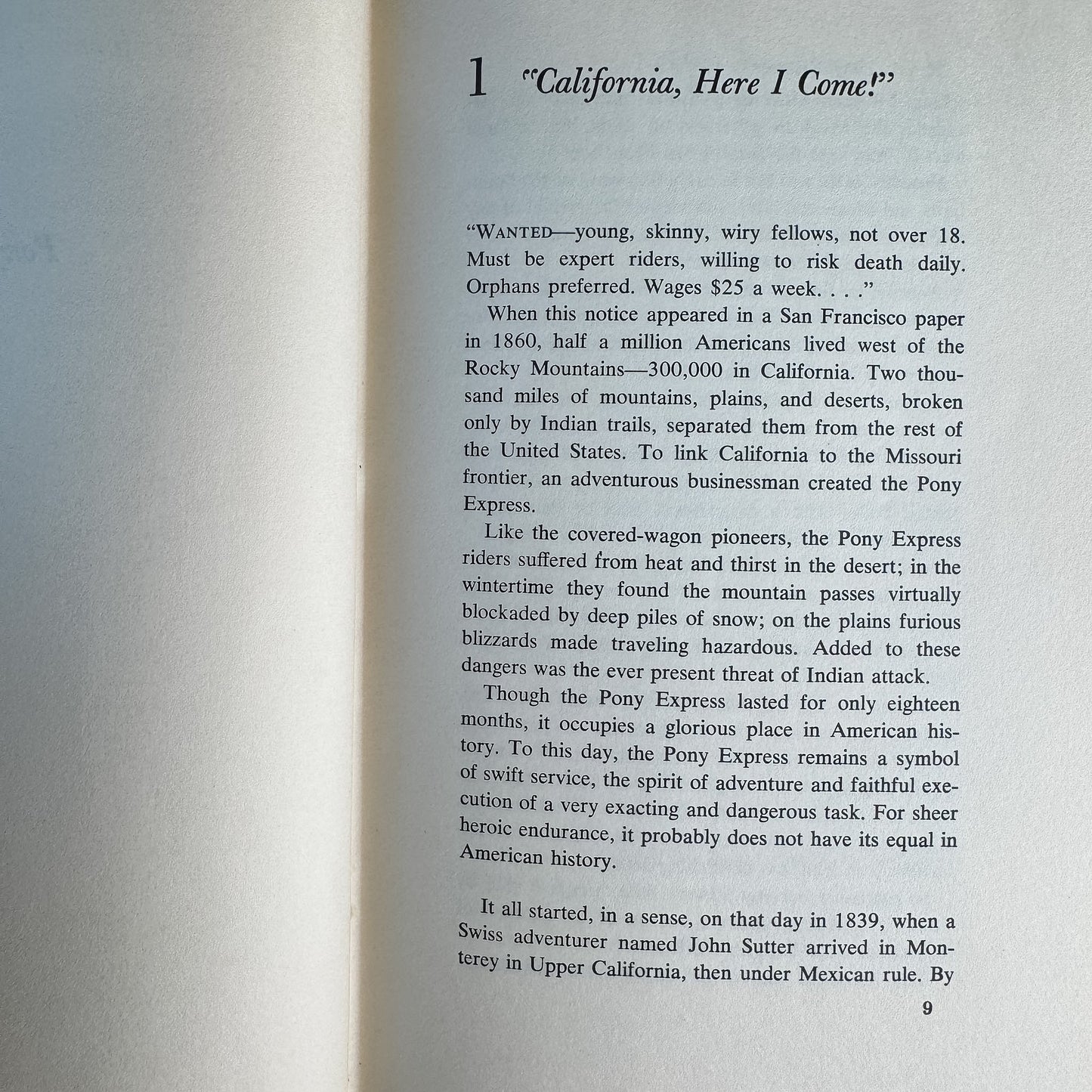 Pony Express, Fred Reinfeld, 1966, First Edition - Pretty Old Books