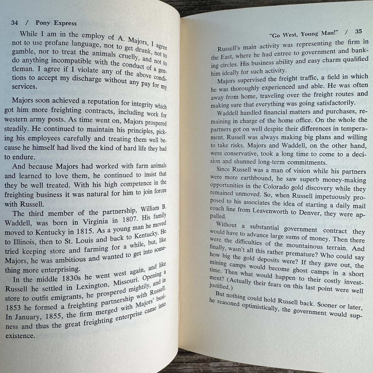 Pony Express, Fred Reinfeld, 1966, First Edition - Pretty Old Books
