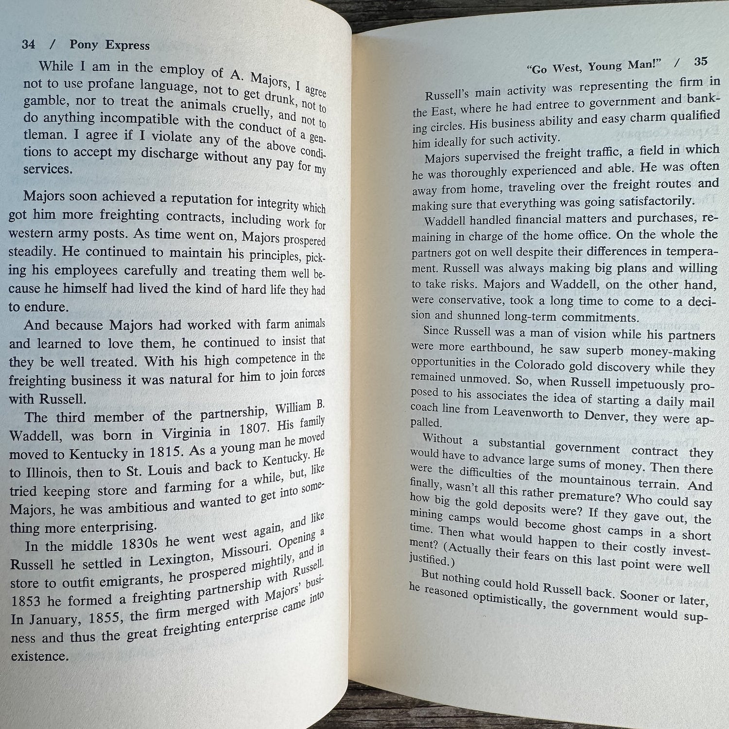 Pony Express, Fred Reinfeld, 1966, First Edition - Pretty Old Books