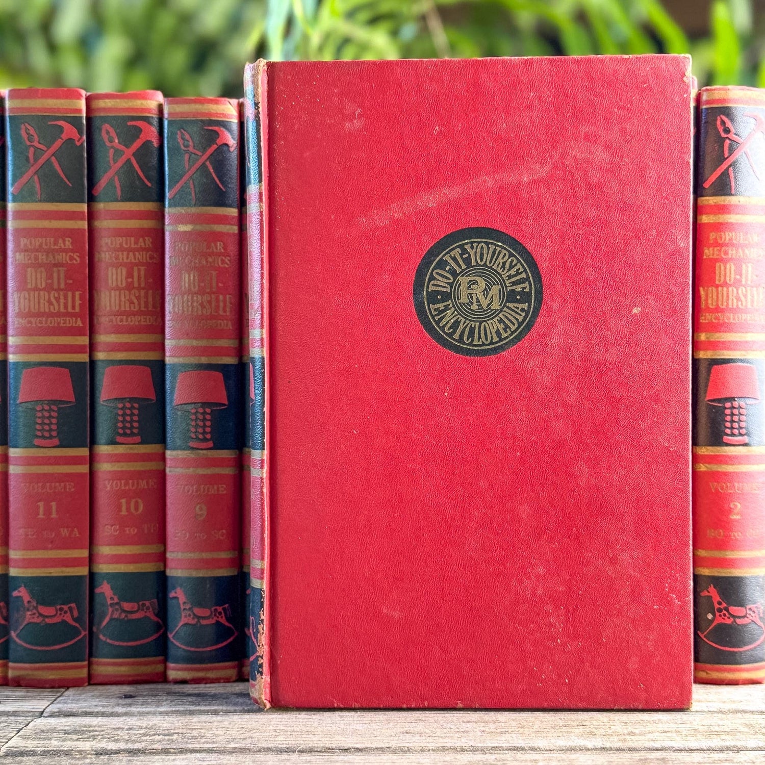 Popular Mechanics Do-It-Yourself Encyclopedia, Complete 12 Volume Set, 1956 - Pretty Old Books