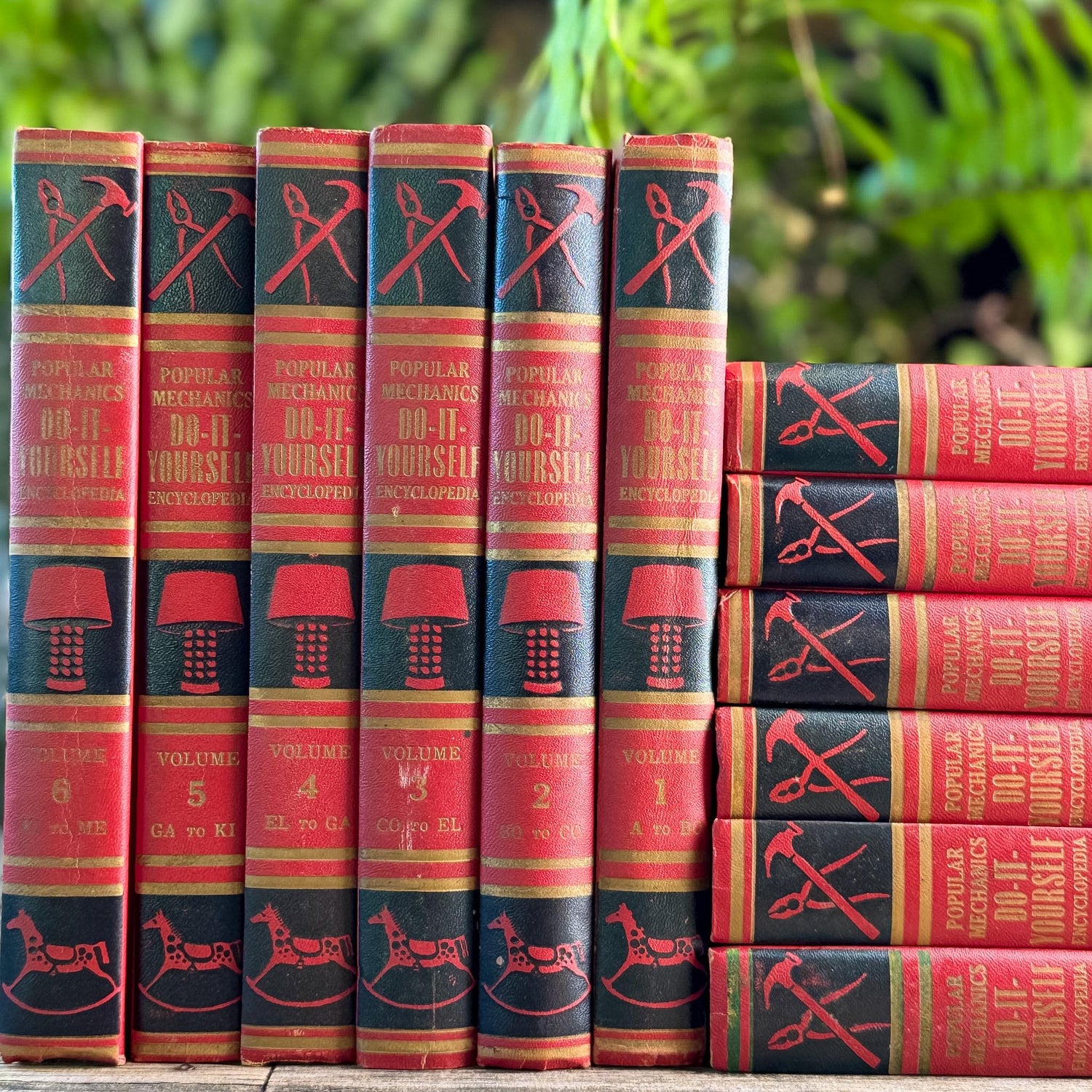Popular Mechanics Do-It-Yourself Encyclopedia, Complete 12 Volume Set, 1956 - Pretty Old Books