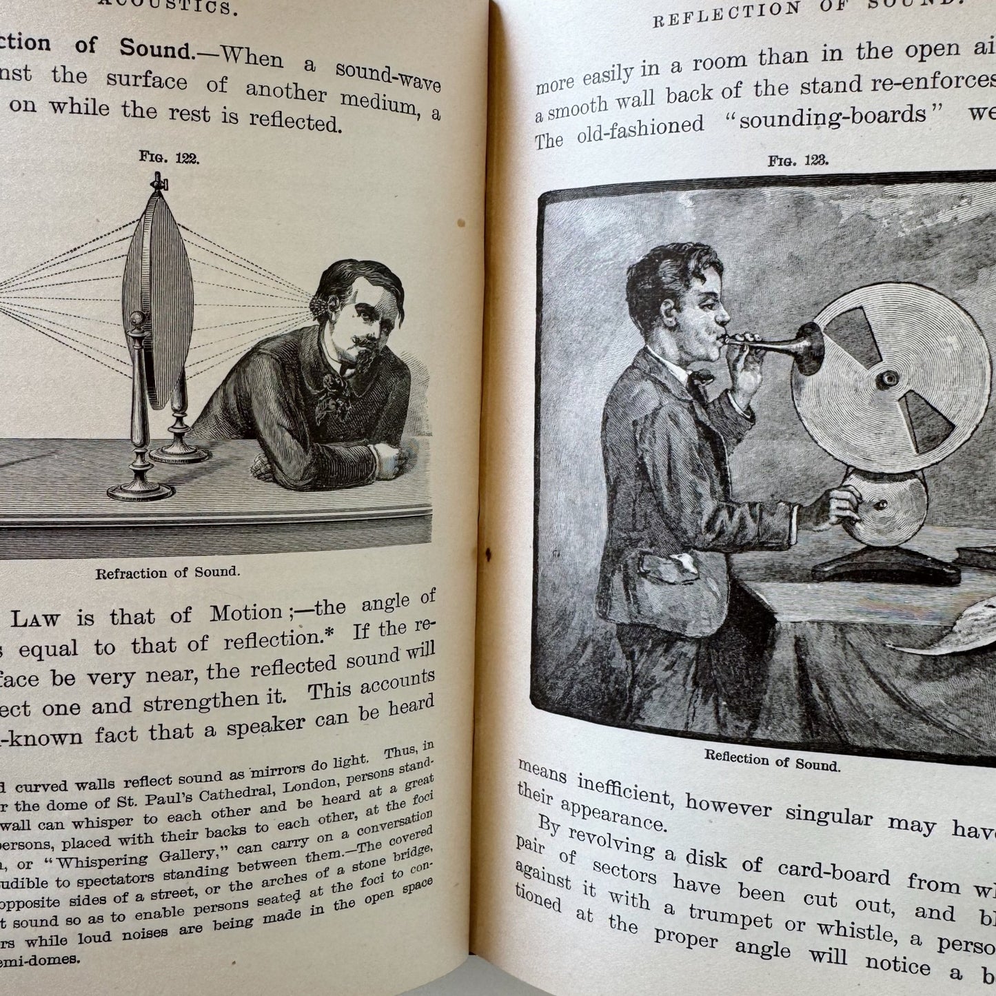 Popular Physics, 1896 Textbook, Illustrated Elementary Science Book - Pretty Old Books
