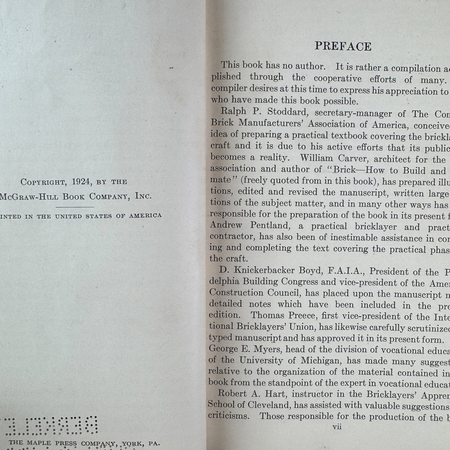 Practical Bricklaying: A Handbook of Instruction and Manual for the Journeyman - Pretty Old Books