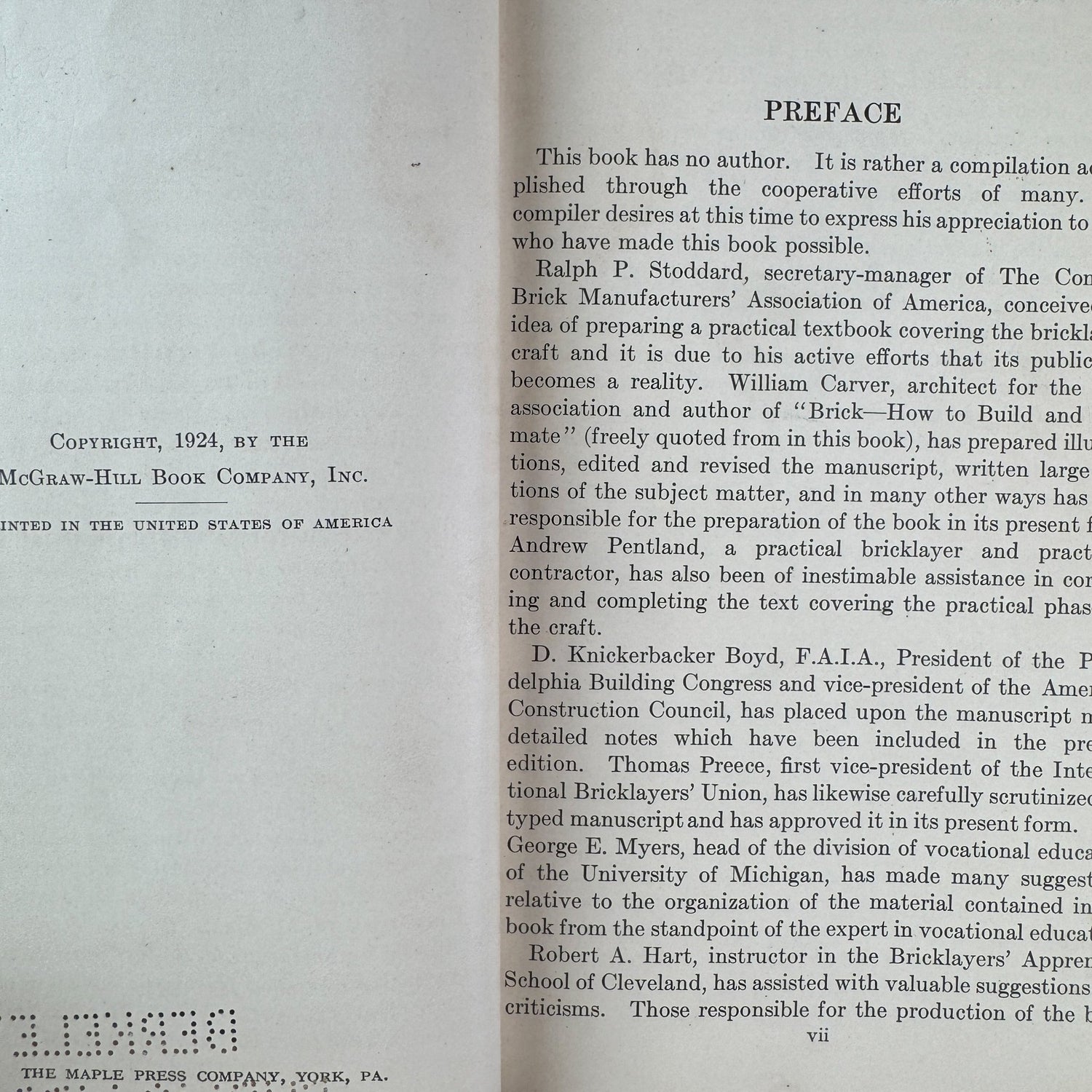 Practical Bricklaying: A Handbook of Instruction and Manual for the Journeyman - Pretty Old Books