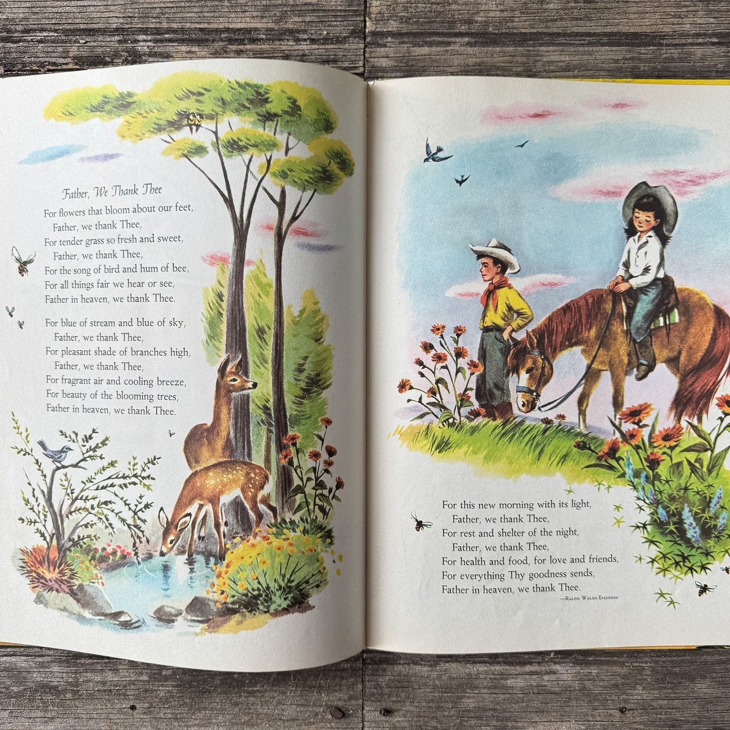Prayer Book for Children, Dale Evans, 1956 - Pretty Old Books