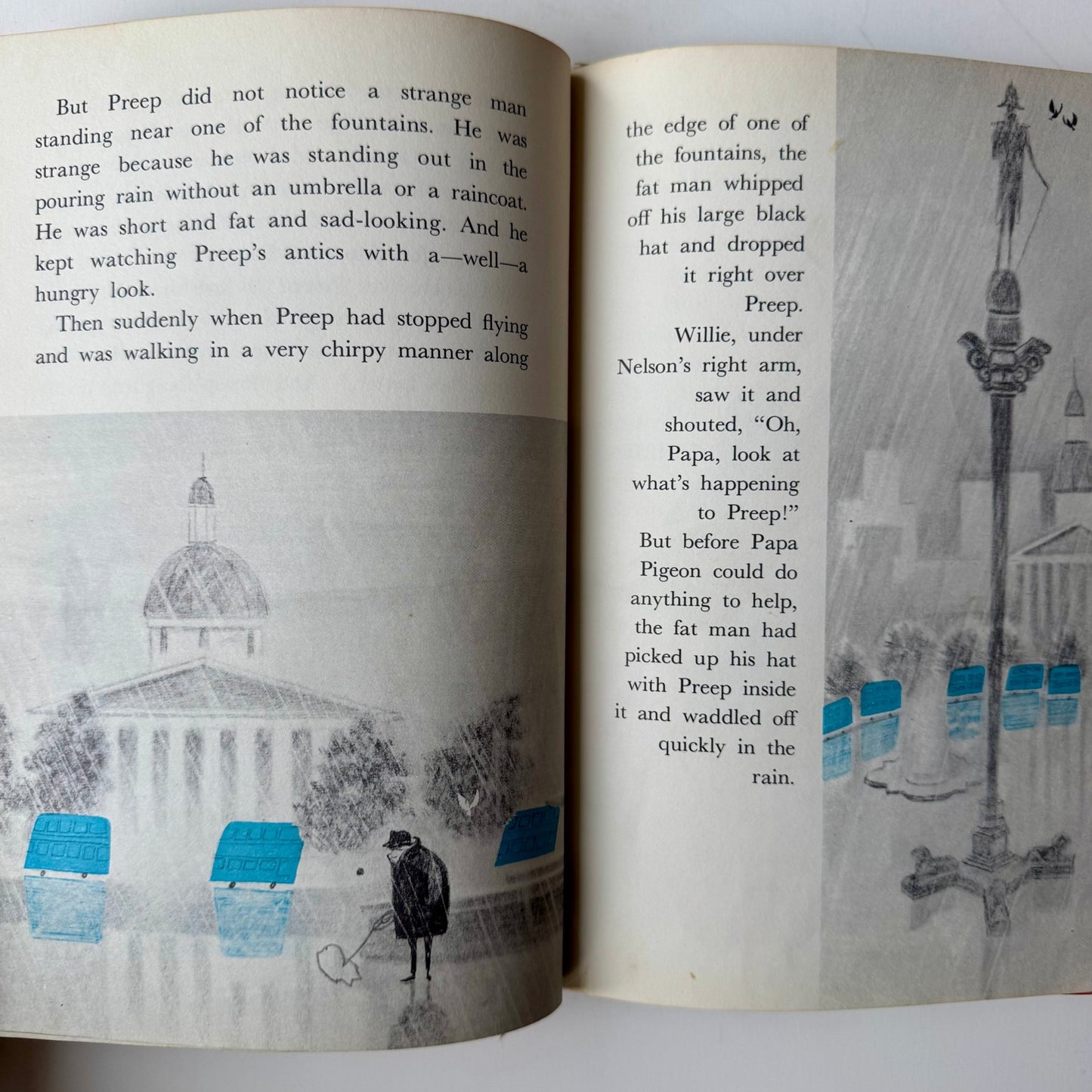 Preep: The Little Pigeon of Trafalgar Square, 1964 Hardcover - Pretty Old Books