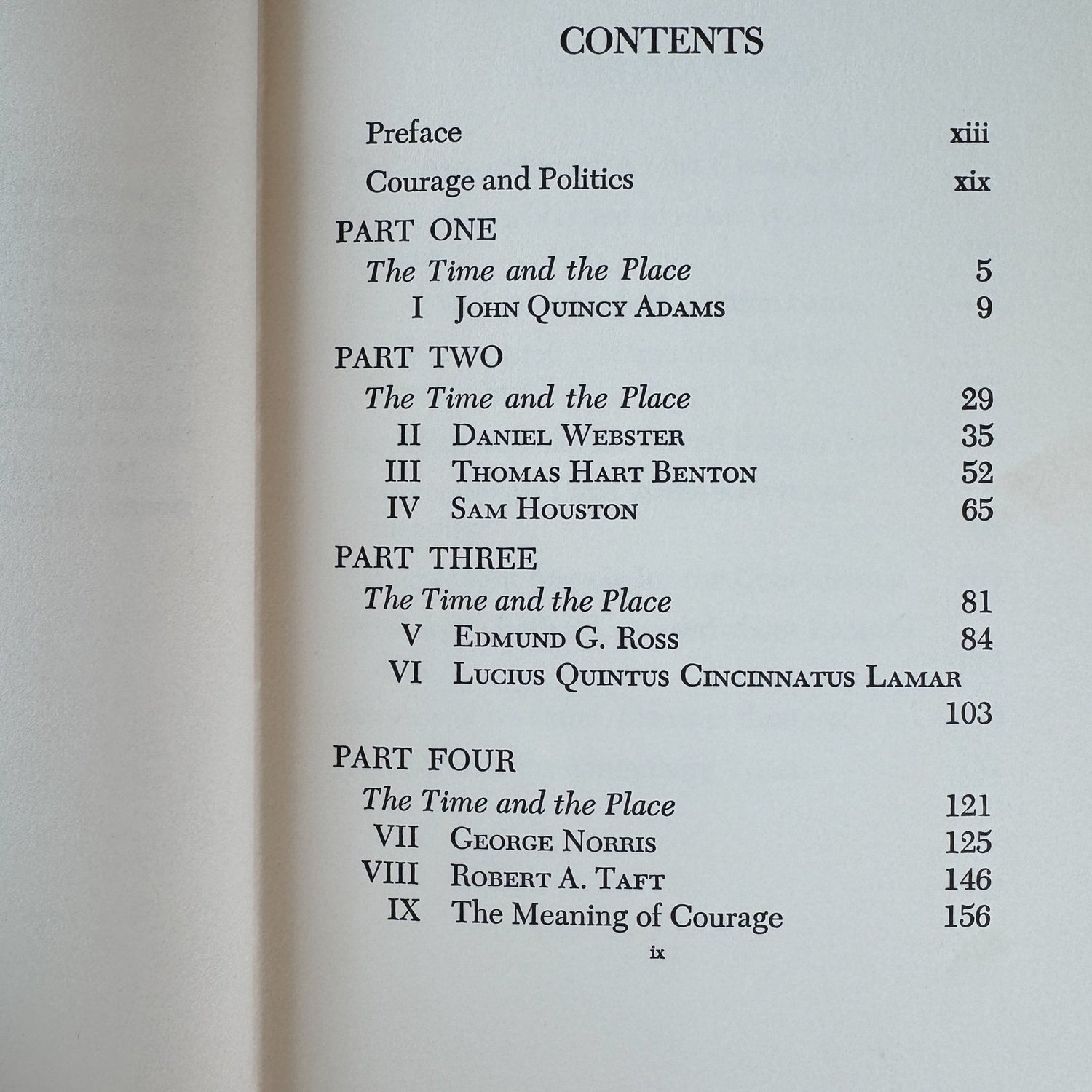 Profiles in Courage, Young Readers Edition, John F. Kennedy, 1961 - Pretty Old Books