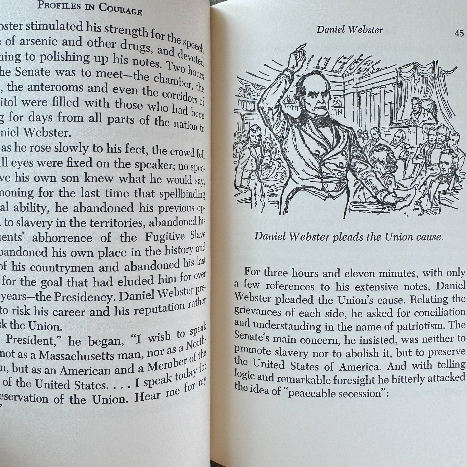 Profiles in Courage, Young Readers Edition, John F. Kennedy, 1961 - Pretty Old Books