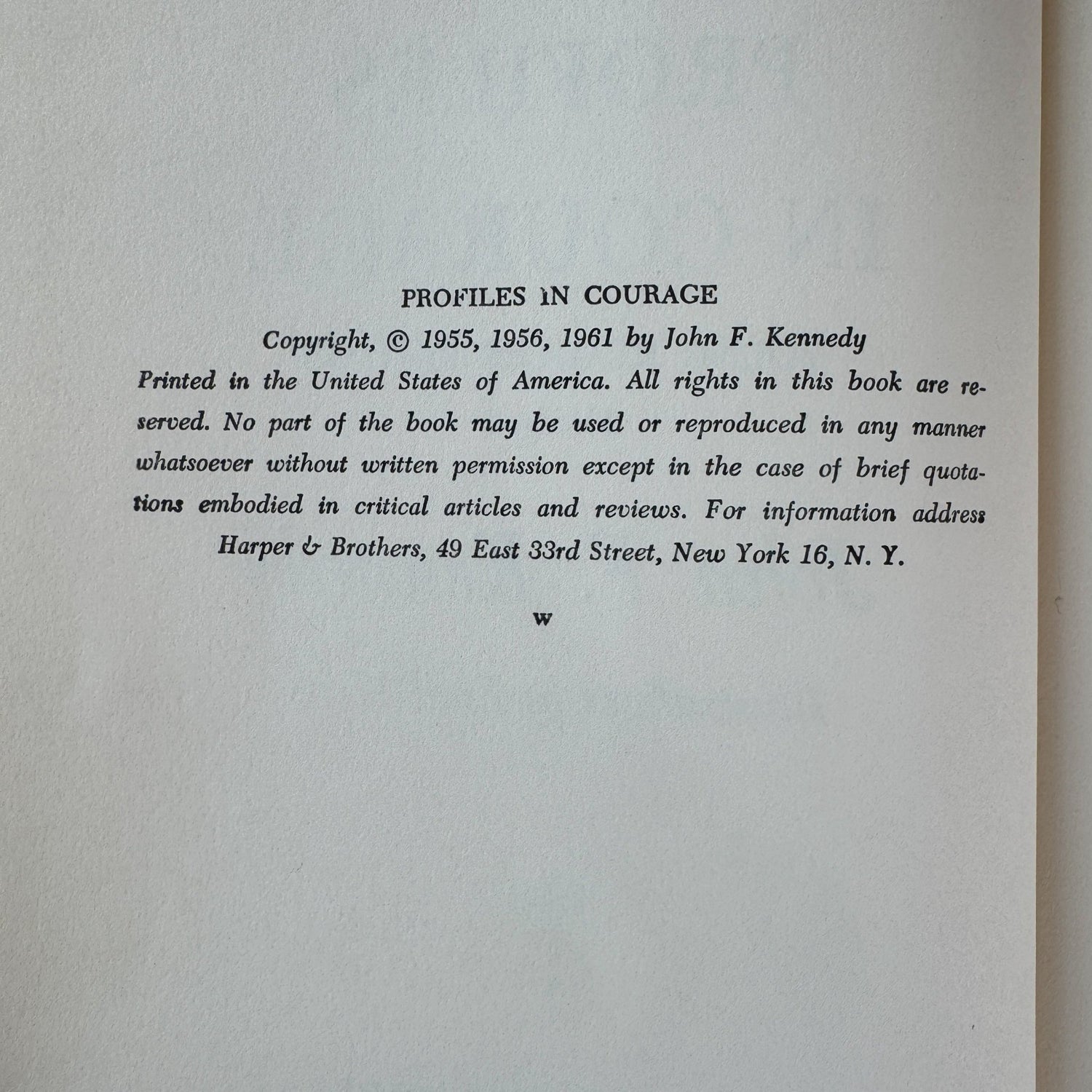 Profiles in Courage, Young Readers Edition, John F. Kennedy, 1961 - Pretty Old Books