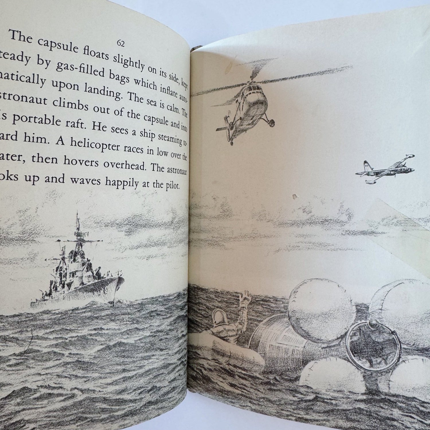 Project Mercury, Charles Coombs, 1960, Illustrated Children's Illustrated Book - Pretty Old Books