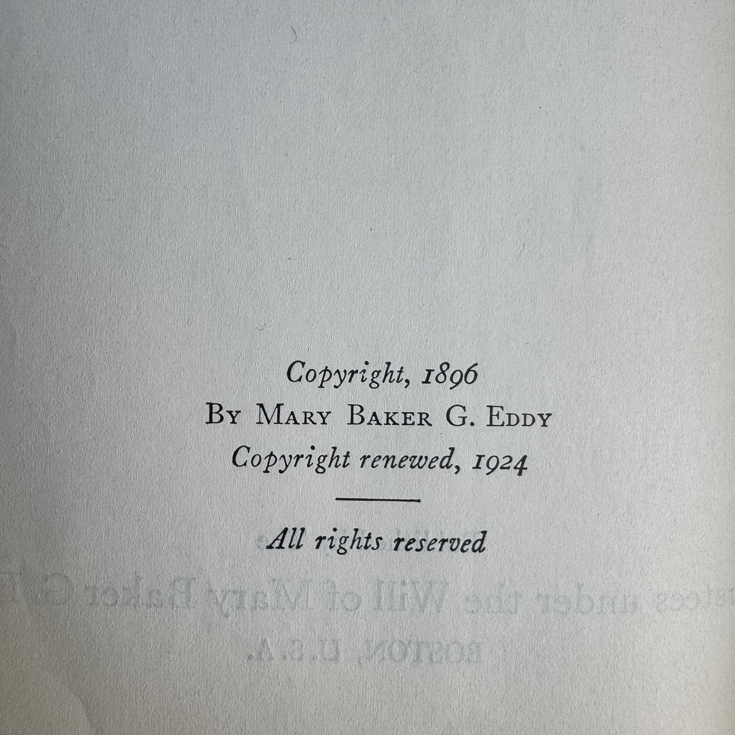 Prose Works Other Than Science and Health, Mary Baker Eddy, 1925 - Pretty Old Books