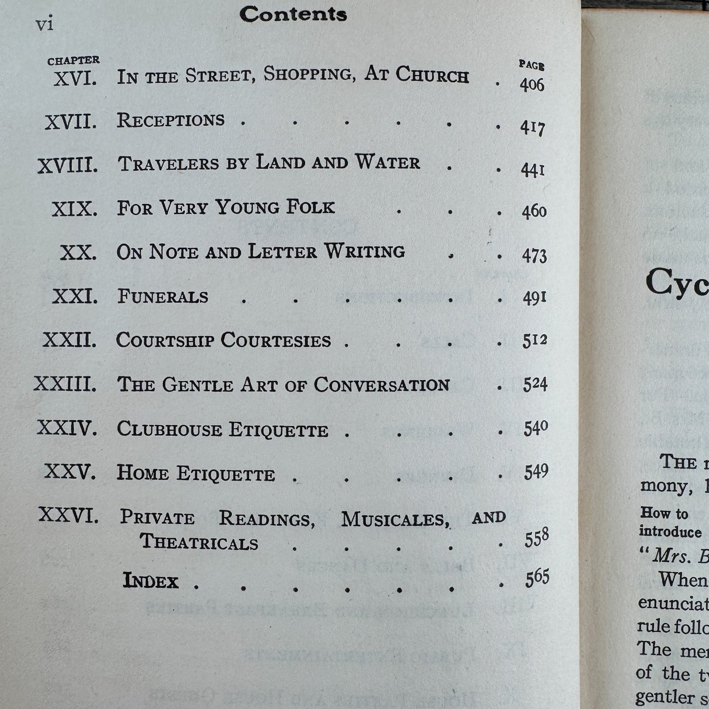 Putnam's Handbook of Etiquette: A Cyclopaedia of Social Usage, 1913 - Pretty Old Books