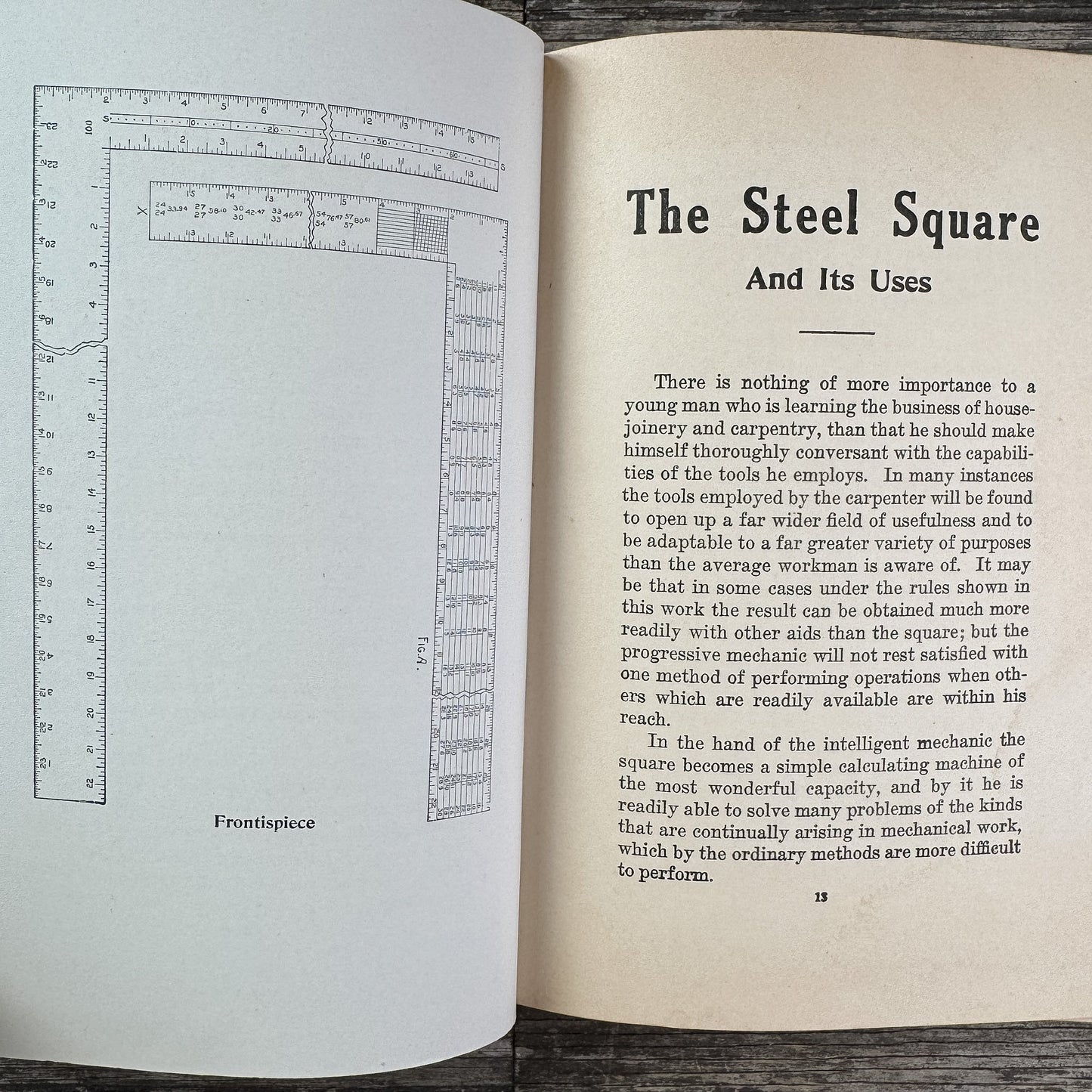 Radford's Cyclopedia of Construction, Vol. VIII: Steel Square and Its Uses, 1925 - Pretty Old Books