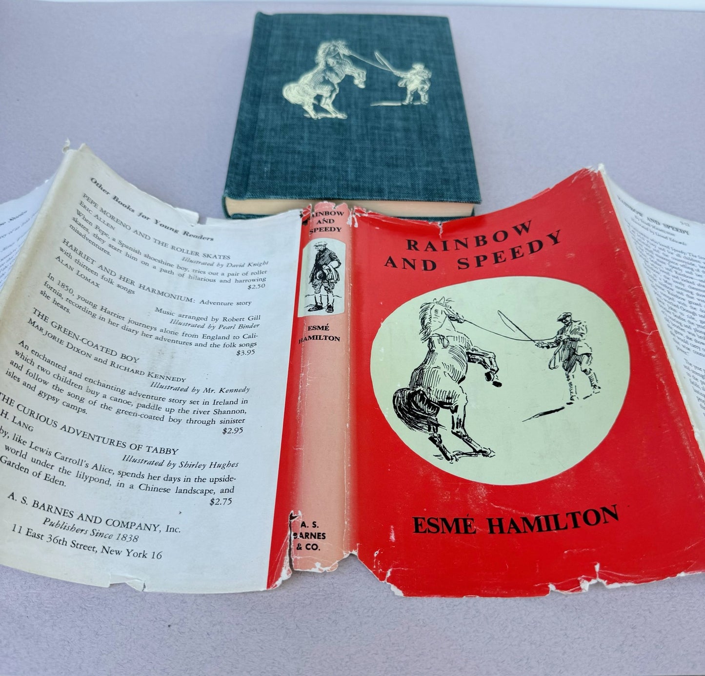 Rainbow and Speedy, Esme Hamilton, 1959 Vintage Horse Story - Pretty Old Books