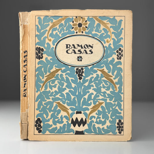 Ramon Casas, Editorial Estrella, Madrid, Antique Portraiture Softcover - Pretty Old Books