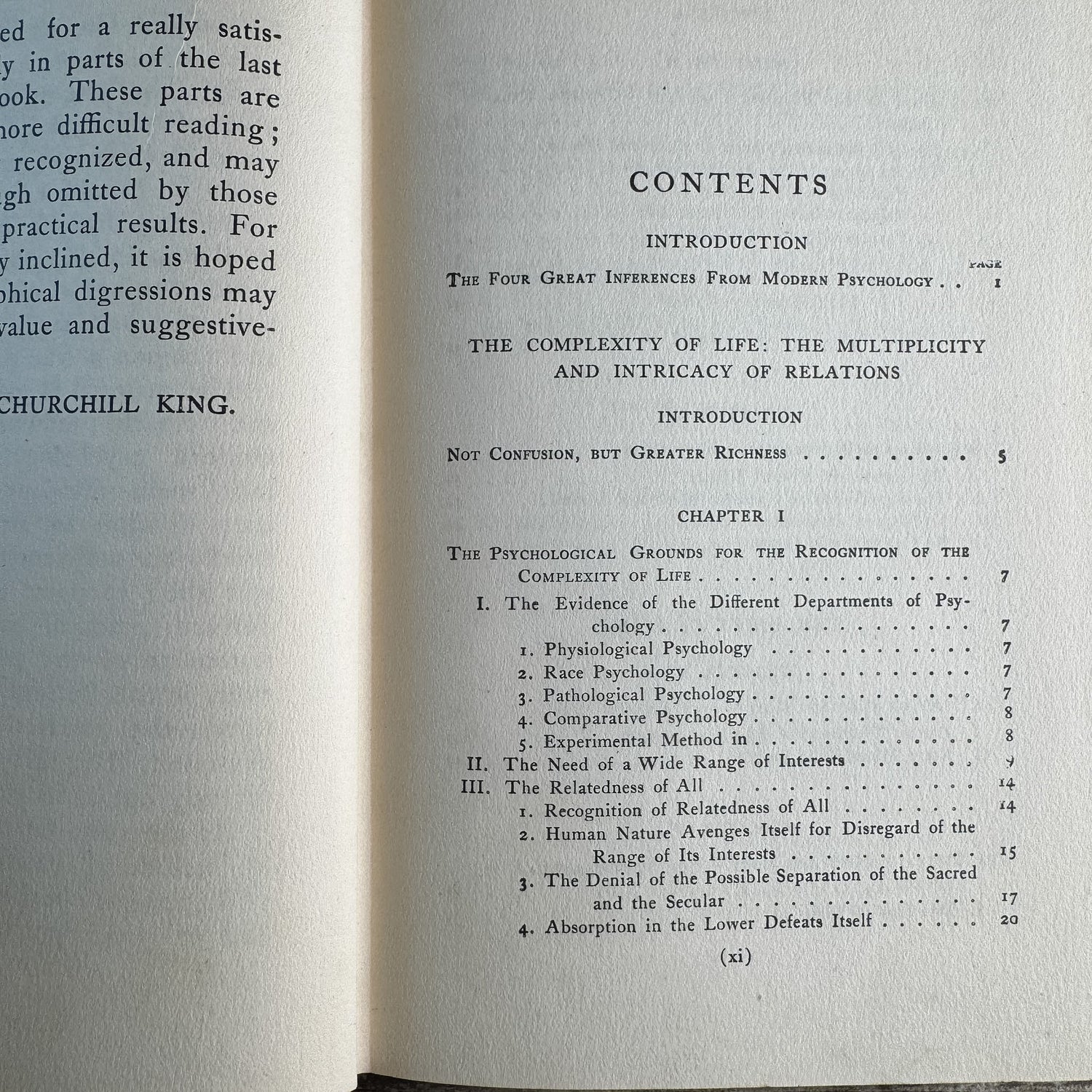Rational Living: Some Practical Inferences from Modern Psychology, Henry Churchill King, 1919 - Pretty Old Books