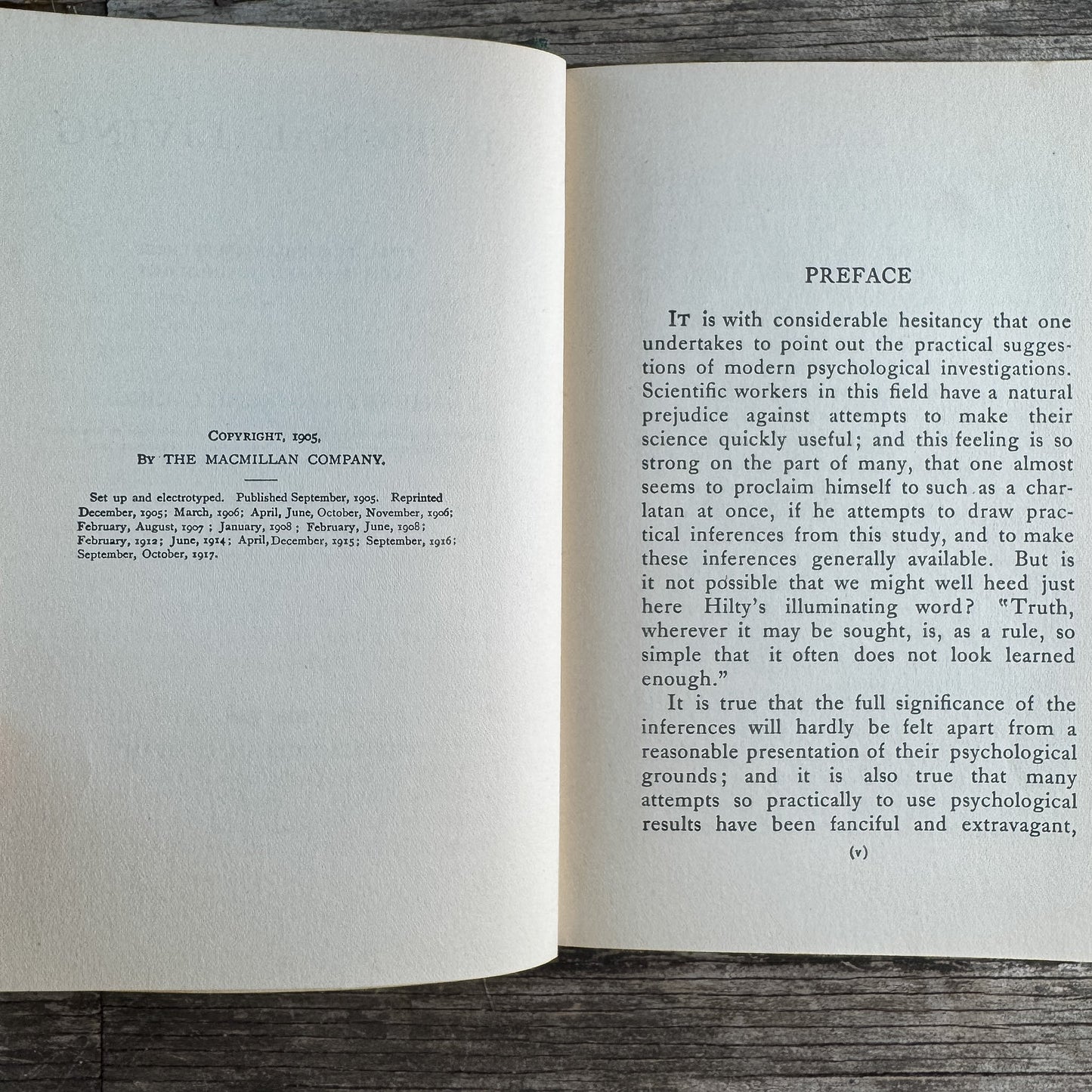 Rational Living: Some Practical Inferences from Modern Psychology, Henry Churchill King, 1919 - Pretty Old Books