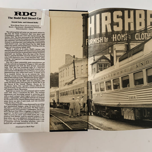 RDC: The Budd Rail Diesel Car, Donald Duke and Edmund Keilty, Hardcover 1999 - Pretty Old Books