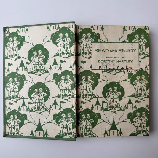 Read and Enjoy, Book 4, 1934, British Kids' School Reader - Pretty Old Books