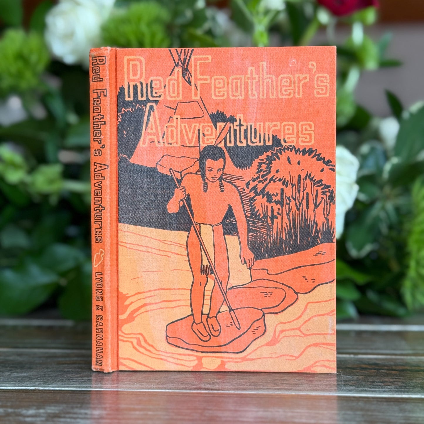 Red Feather’s Adventures, 1958 Printing, Vintage School Book - Pretty Old Books