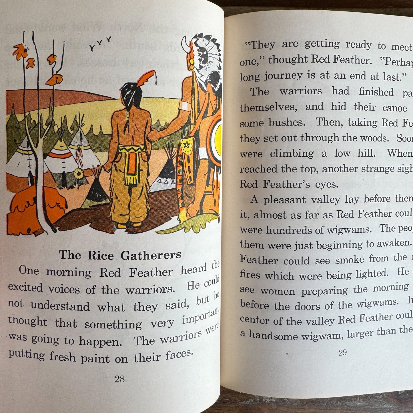 Red Feather’s Adventures, 1958 Printing, Vintage School Book - Pretty Old Books