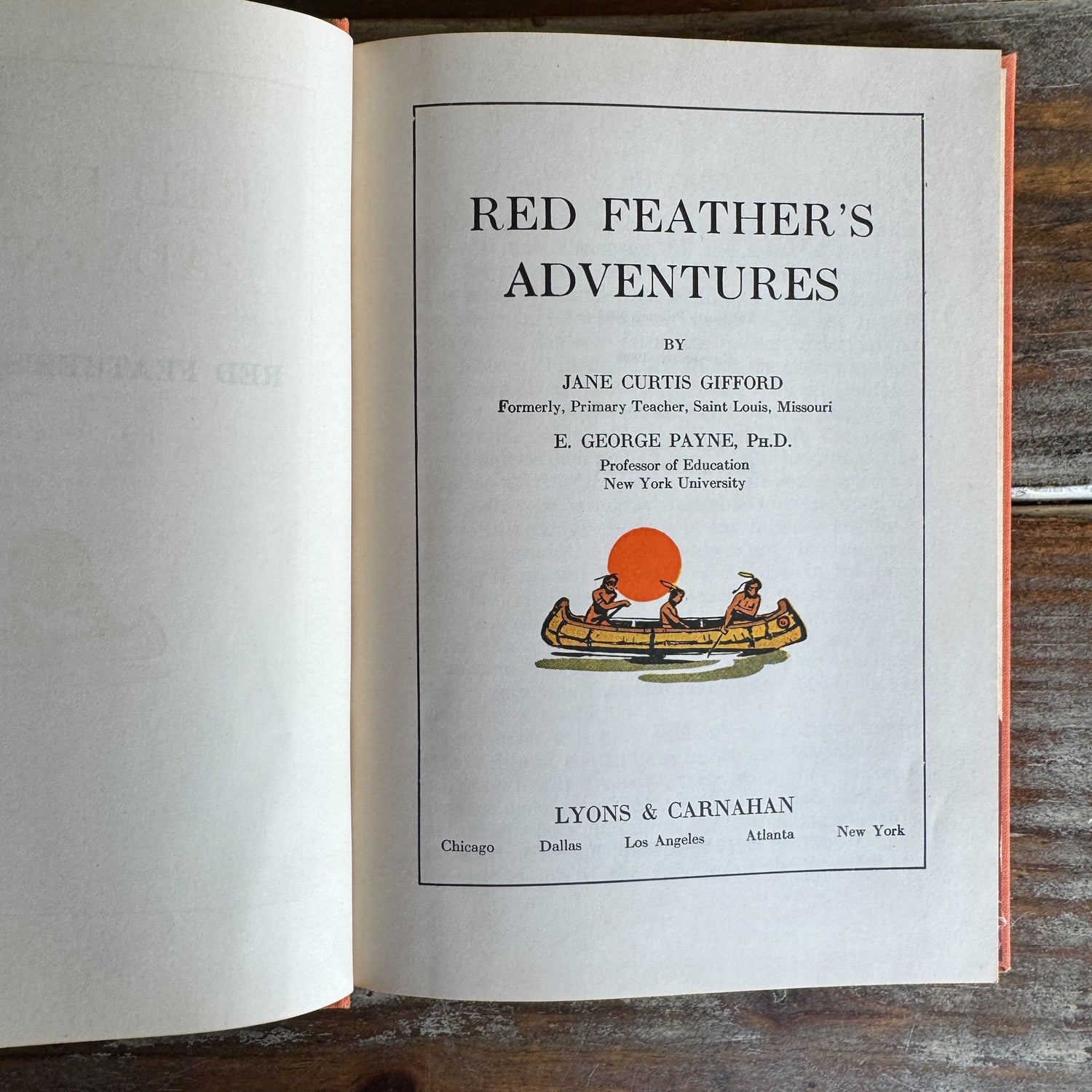 Red Feather’s Adventures, 1958 Printing, Vintage School Book - Pretty Old Books