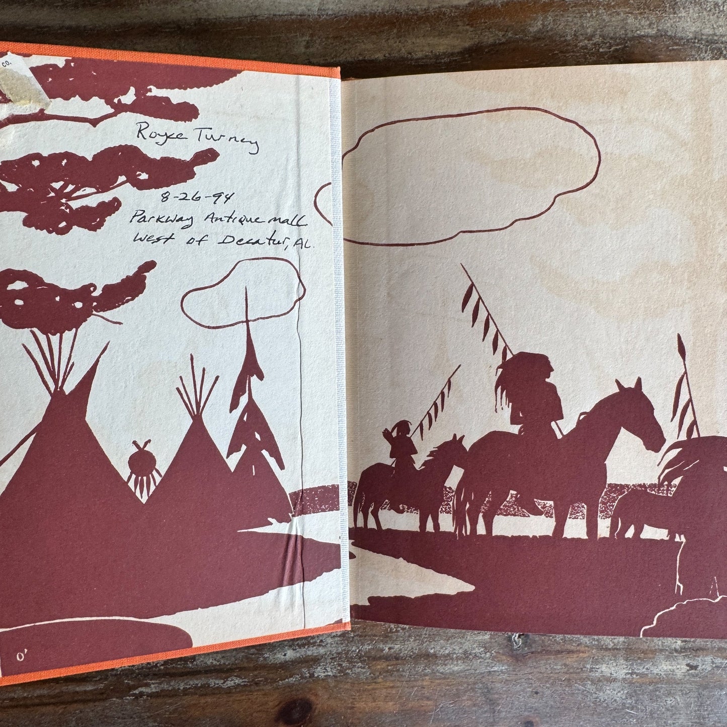 Red Feather’s Adventures, 1958 Printing, Vintage School Book - Pretty Old Books