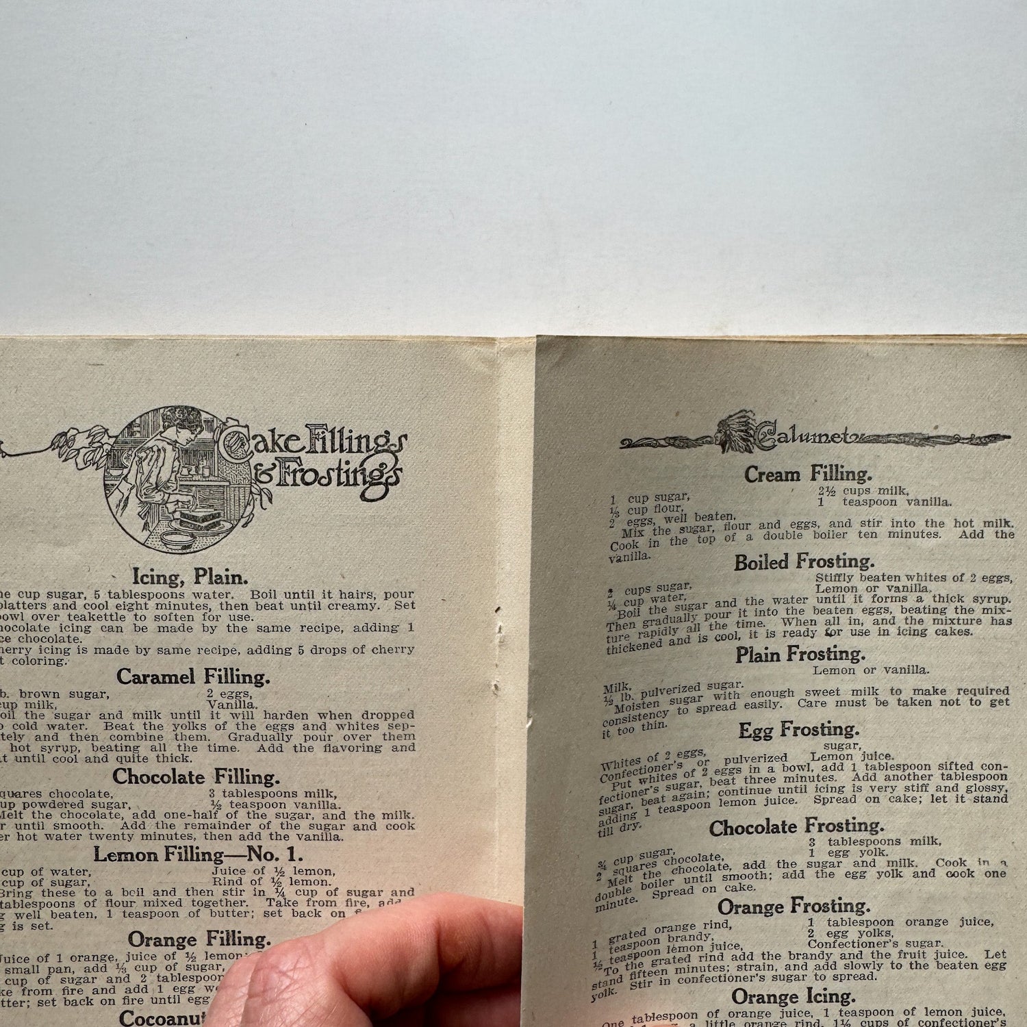 Reliable Recipes, Calumet Baking Powder Co, 1913 Cook Booklet Rare Purple - Pretty Old Books