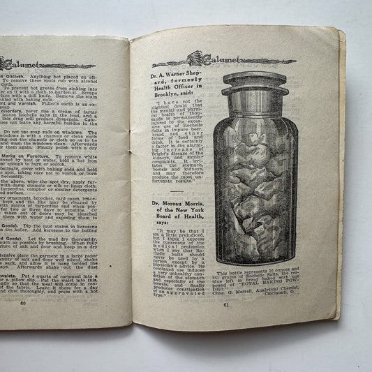 Reliable Recipes, Calumet Baking Powder Co, 1913 Cook Booklet Rare Purple - Pretty Old Books