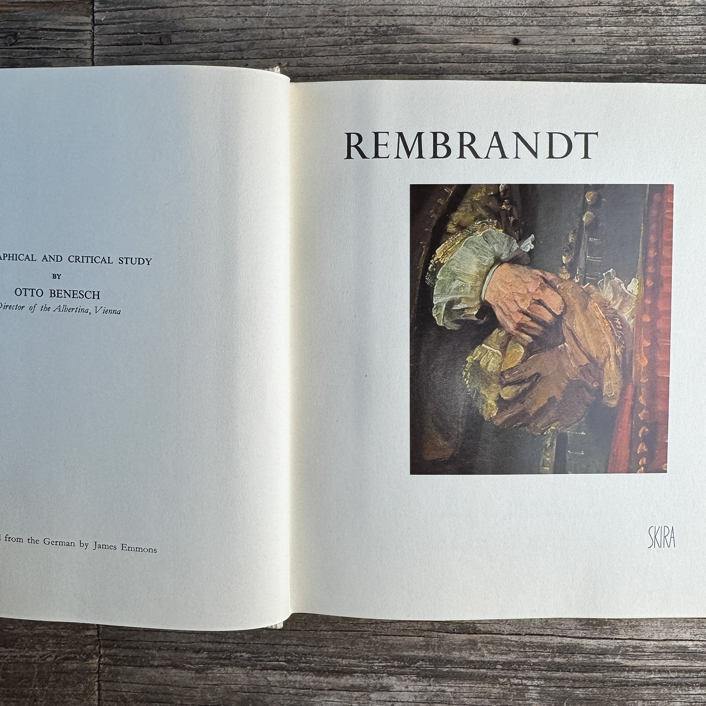Rembrandt, Skira Art Books, 1957 - Pretty Old Books
