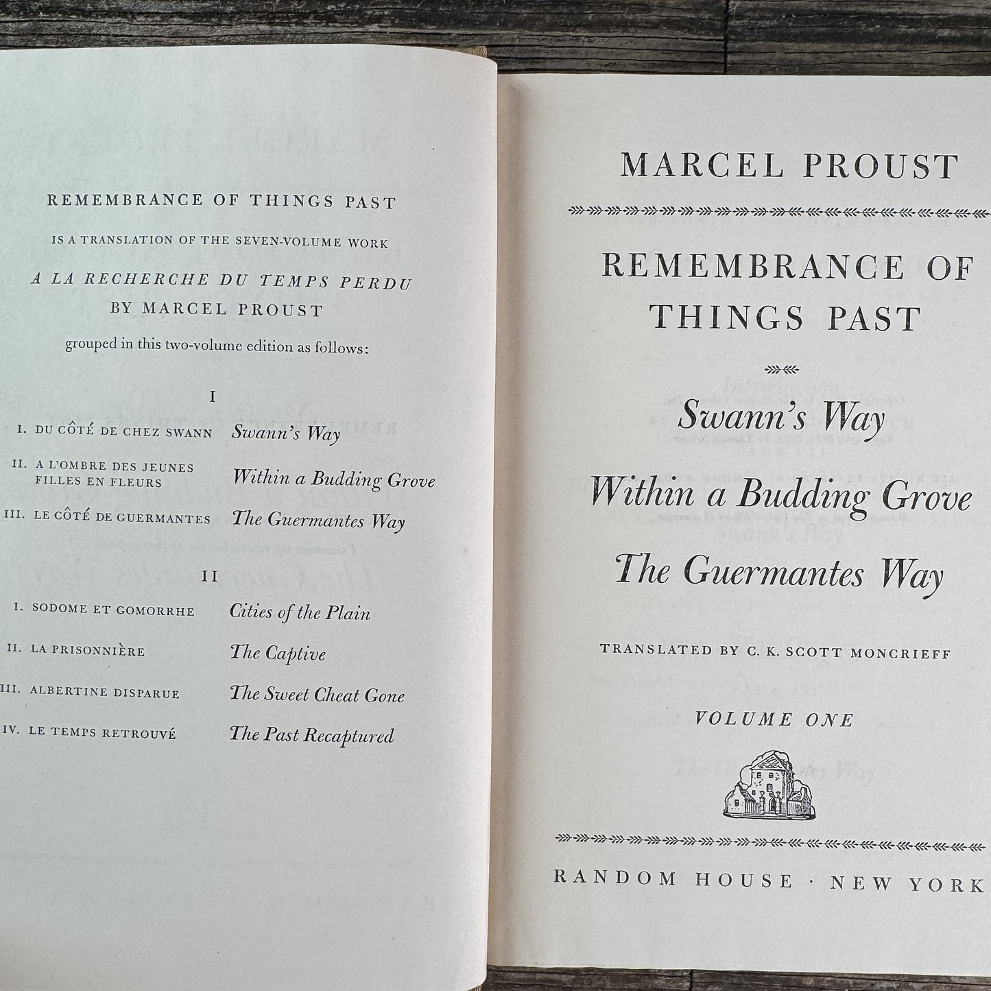 Remembrance of Things Past, Marcel Proust, 1934 - Pretty Old Books