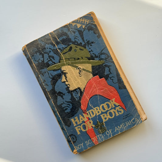 Revised Handbook For Boys, First Edition, 1937 Boy Scouts of America, - Pretty Old Books