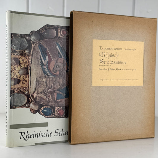 Rheinische Schatzkammer, Hermann Schnitzler, Fine Art Book in German - Pretty Old Books